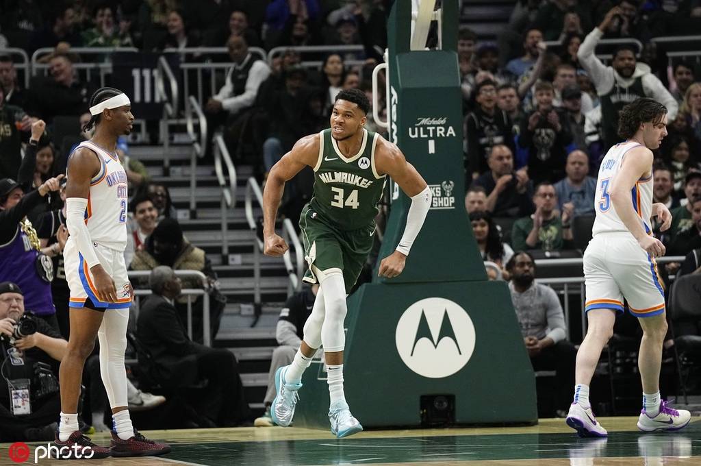 开云体育app-雄鹿主场击败雷霆,继续领跑东部